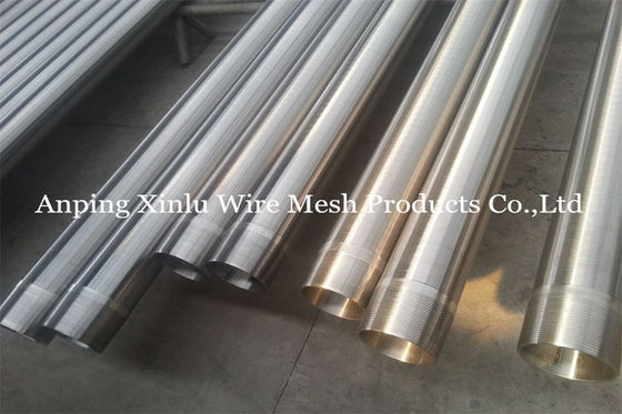 Entalhe 30 o poço de tubo profundo de aço inoxidável de Johnson Water Wire Screen For 200m