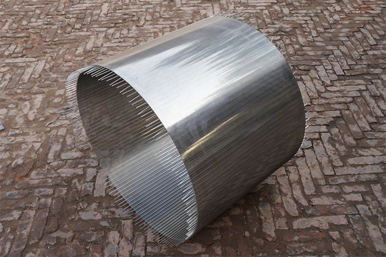 Entalhe dado forma vee 40mm da tubulação da tela de fio da cunha Ss304