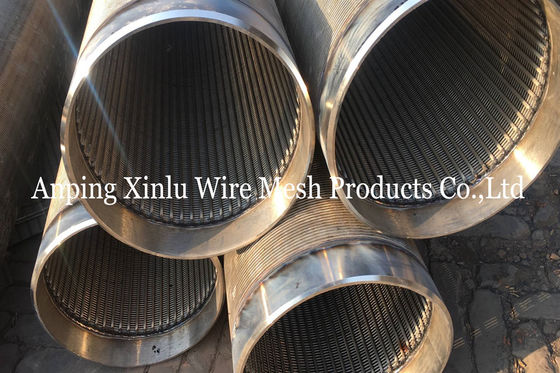 Anel da soldadura do ponto de Johnson Wedge Wire Screen Pipe