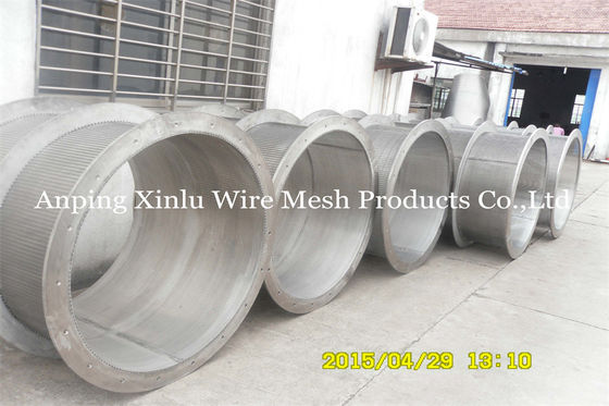 Ring Johnson Wedge Wire Screen Pipe de solda com técnica de solda do ponto