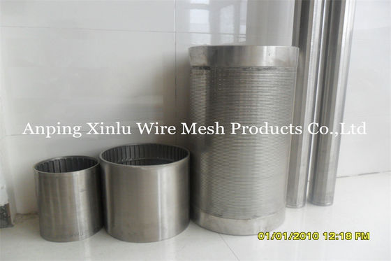 Ring Johnson Wedge Wire Screen Pipe de solda com técnica de solda do ponto
