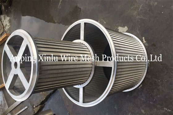 Ring Johnson Wedge Wire Screen Pipe de solda com técnica de solda do ponto