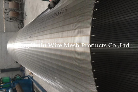 Ring Johnson Wedge Wire Screen Pipe de solda com técnica de solda do ponto