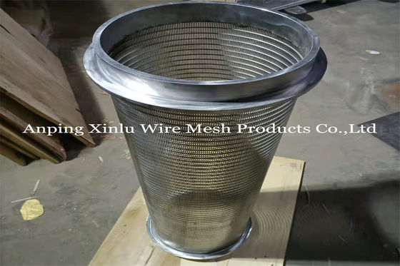 Ring Johnson Wedge Wire Screen Pipe de solda com técnica de solda do ponto