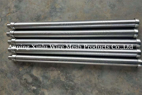 Controle de secagem 3-1/2 da areia da tubulação da tela de Johnson Stainless Steel Wedge Wire”