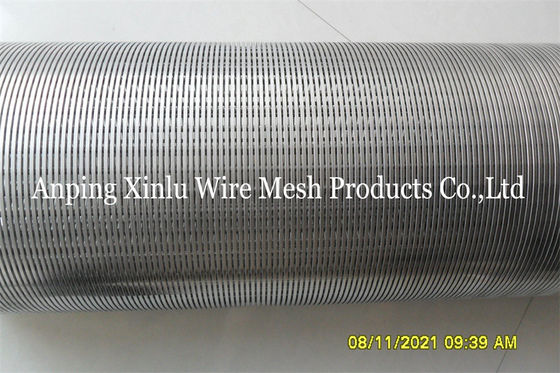Controle galvanizado baixo carbono 219mm da areia da tubulação da tela de fio de Johnson V