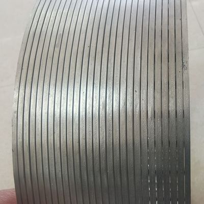 entalhe contínuo Vee Wire Wrapped Screen Pipe de 3.2x6mm para a perfuração boa profunda
