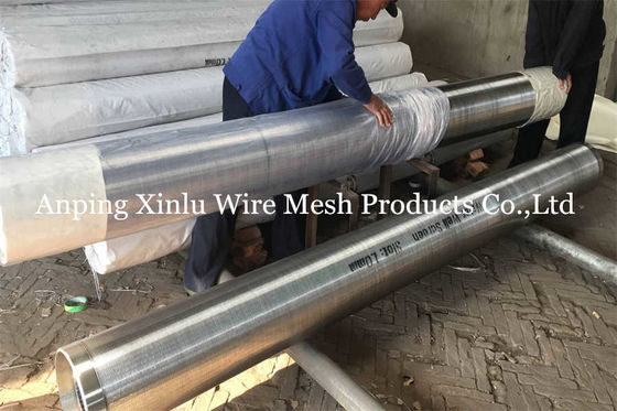 O controle de aço inoxidável da areia 304 seleciona o comprimento de Johnson Wire Wrapping 2900mm
