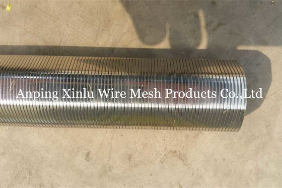 6-5/8” controle contínuo da areia de Vee Wire Screen Polishing For do poço de água do entalhe
