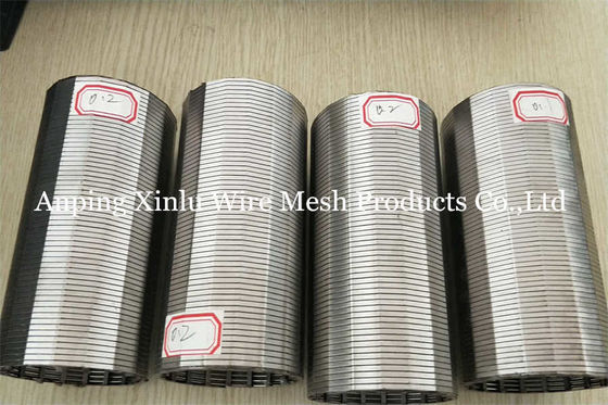 6-5/8” controle contínuo da areia de Vee Wire Screen Polishing For do poço de água do entalhe