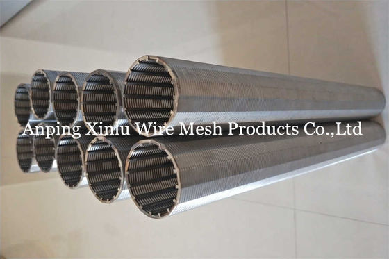 6-5/8” controle contínuo da areia de Vee Wire Screen Polishing For do poço de água do entalhe