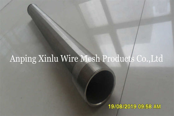 Diâmetro contínuo de Johnson Wire Screen Sand Control 89mm do entalhe