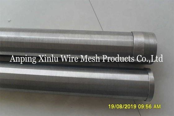 Diâmetro contínuo de Johnson Wire Screen Sand Control 89mm do entalhe