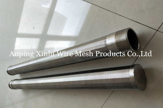 Diâmetro contínuo de Johnson Wire Screen Sand Control 89mm do entalhe