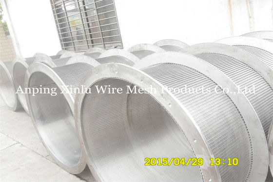 Águas residuais internas de Mesh Drum Full Welded For do fio do diâmetro 1250mm