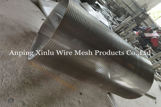 Águas residuais internas de Mesh Drum Full Welded For do fio do diâmetro 1250mm