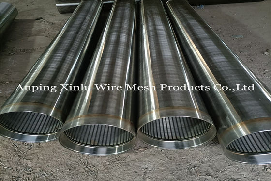 Entalhe 30 o poço de tubo profundo de aço inoxidável de Johnson Water Wire Screen For 200m