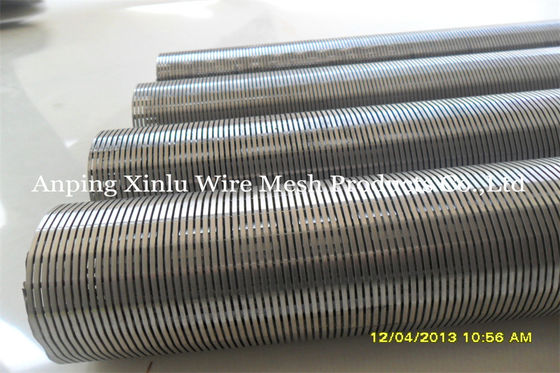 Diâmetro contínuo 125mm do entalhe da tubulação de Johnson Type Wedge Wire Screen