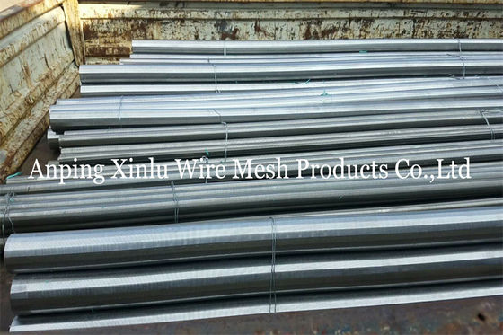 Diâmetro contínuo 125mm do entalhe da tubulação de Johnson Type Wedge Wire Screen