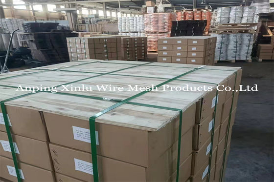 BWG SWG cobre revestido de duplo laço de ligação de arame 1.0mm X comprimento 100mm Twin Wire Double Loop Binding Wire